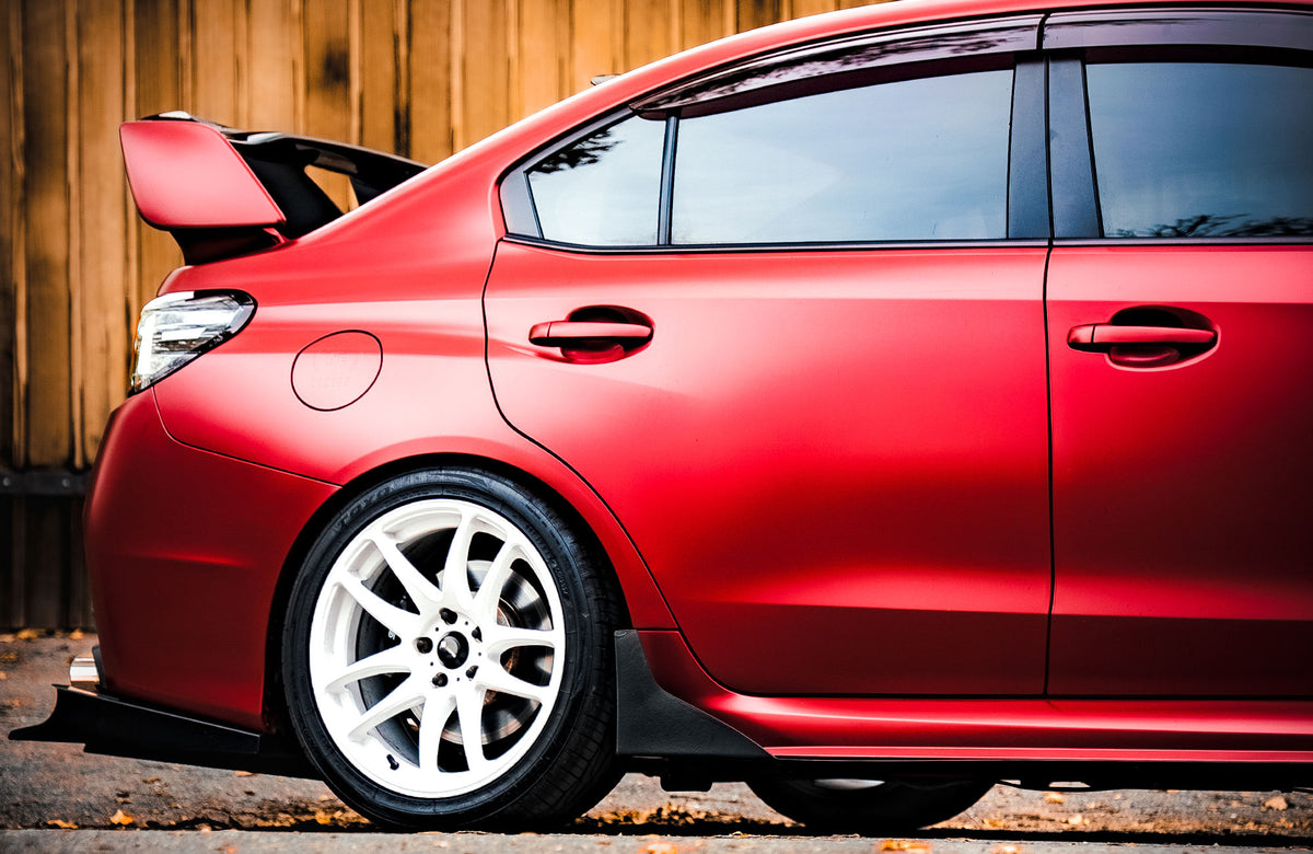 Subaru WRX STI on Vors TR4 White 18x9.5 +35 photo 5