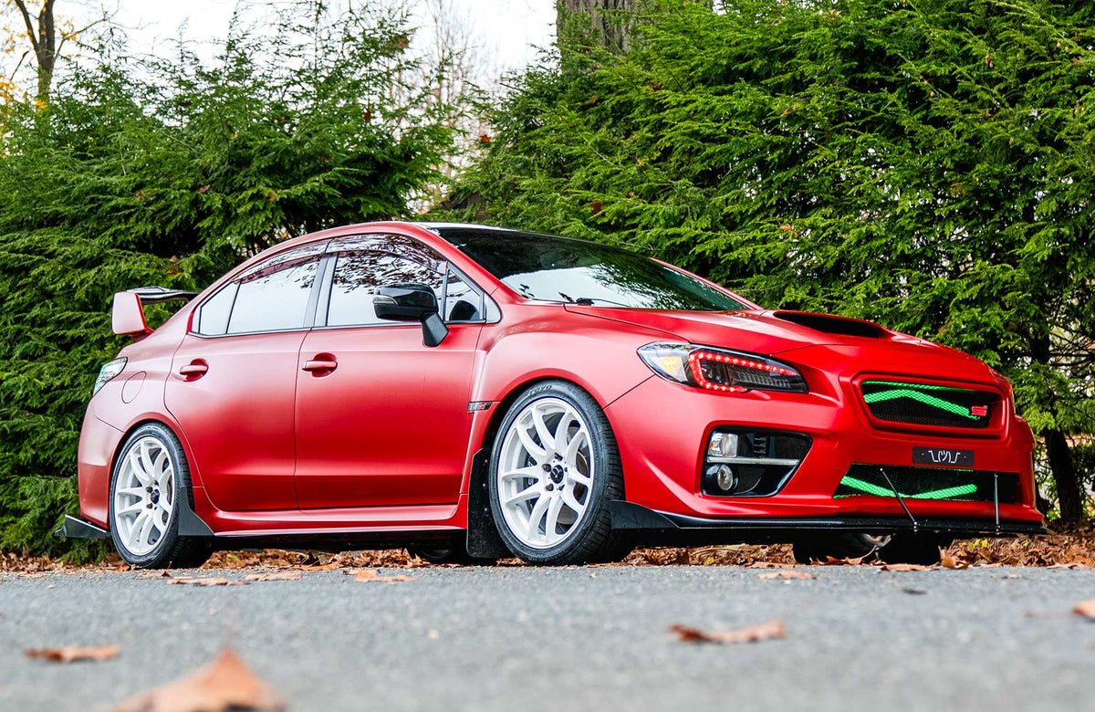 Subaru WRX STI on Vors TR4 White 18x9.5 +35 photo 6