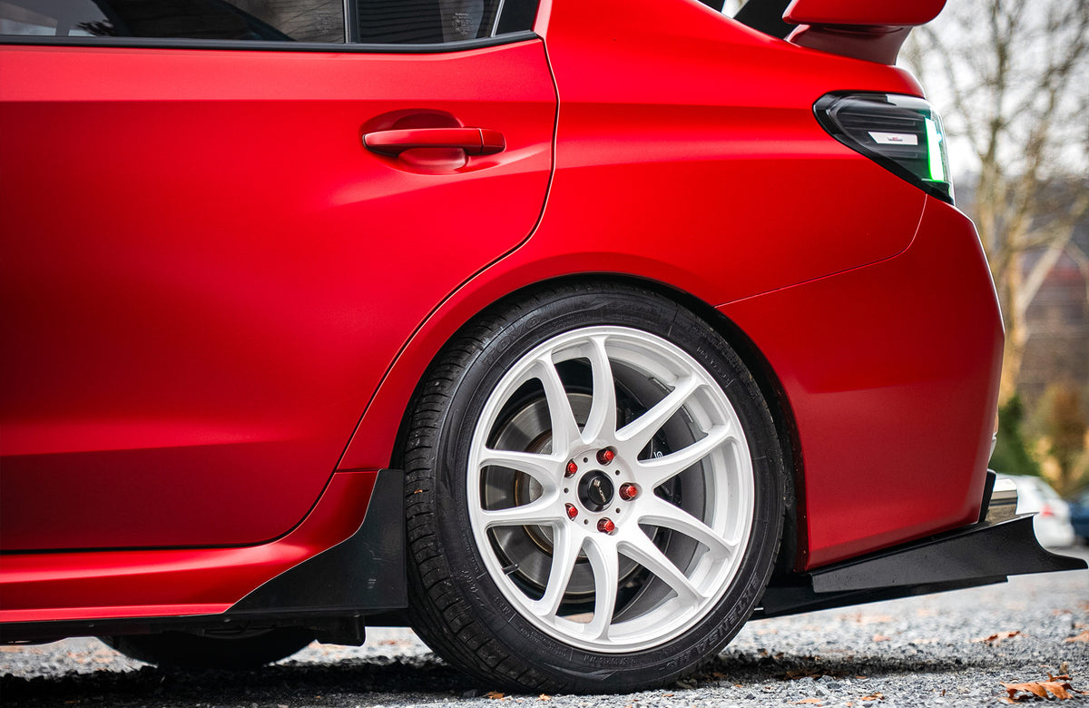 Subaru WRX STI on Vors TR4 White 18x9.5 +35 photo 10