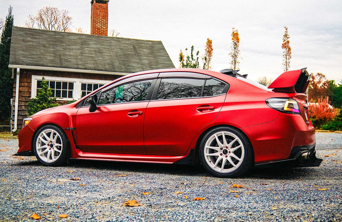 Subaru WRX STI on Vors TR4 White 18x9.5 +35 photo 11