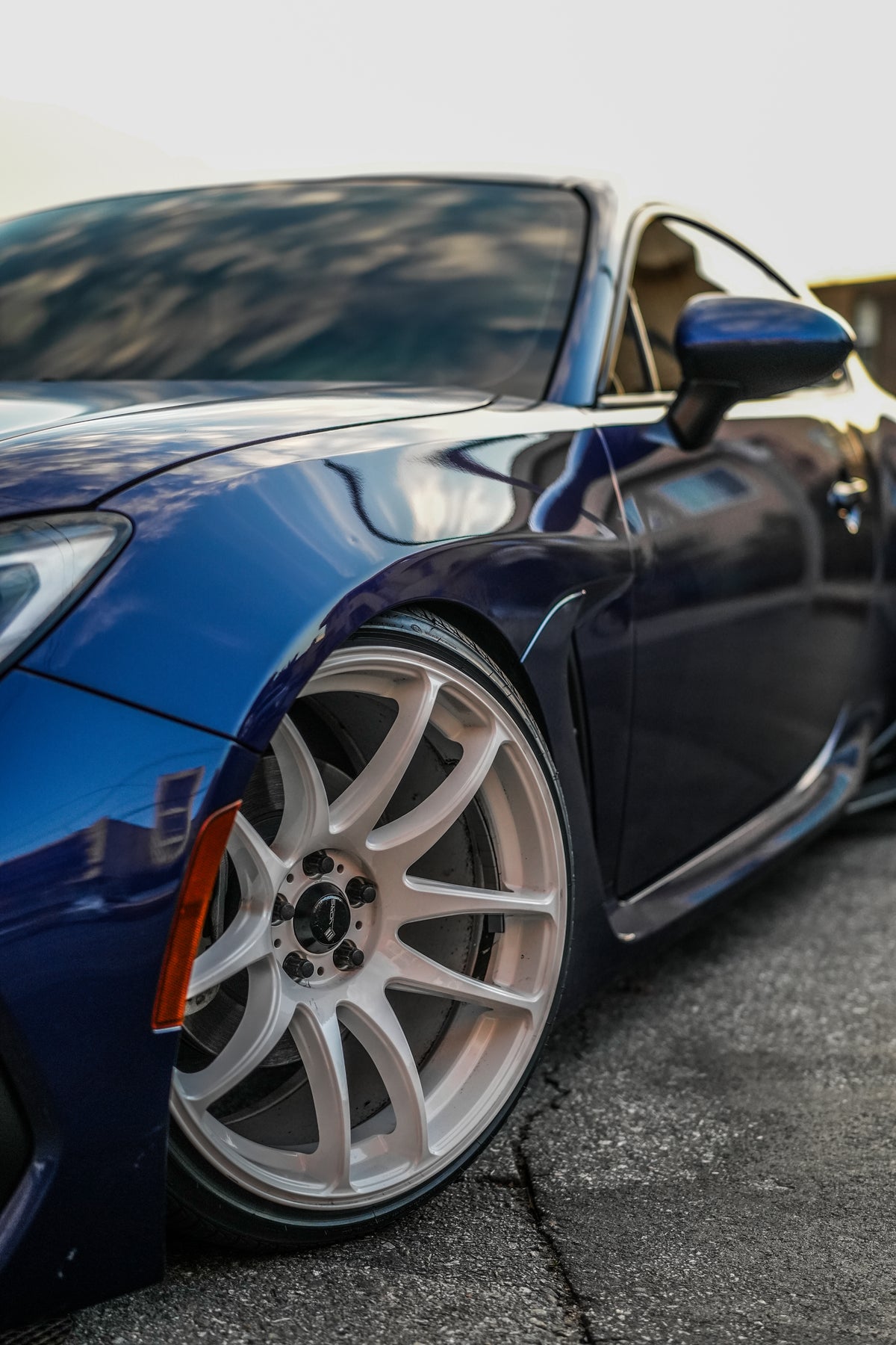 Subaru BRZ on Vors TR4 White 18x9.5 +35 photo 16