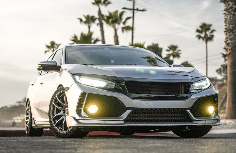 Honda Civic 10th Gen on Vors TR4 Hyper Black 18x8.5 +35 photo 1