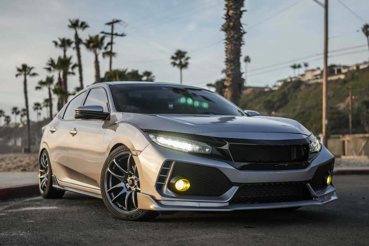 Honda Civic 10th Gen on Vors TR4 Hyper Black 18x8.5 +35 photo 12