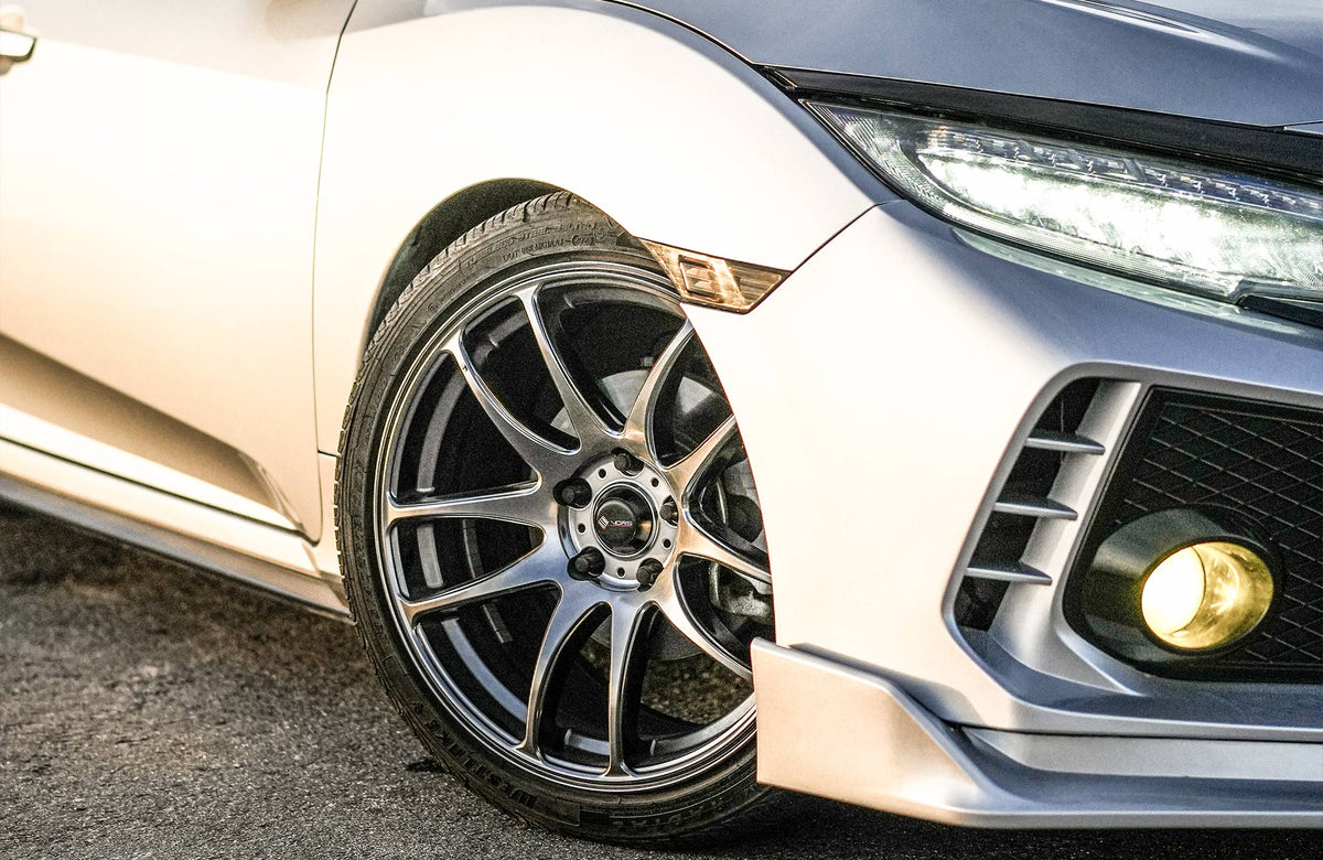 Honda Civic 10th Gen on Vors TR4 Hyper Black 18x8.5 +35 photo 9