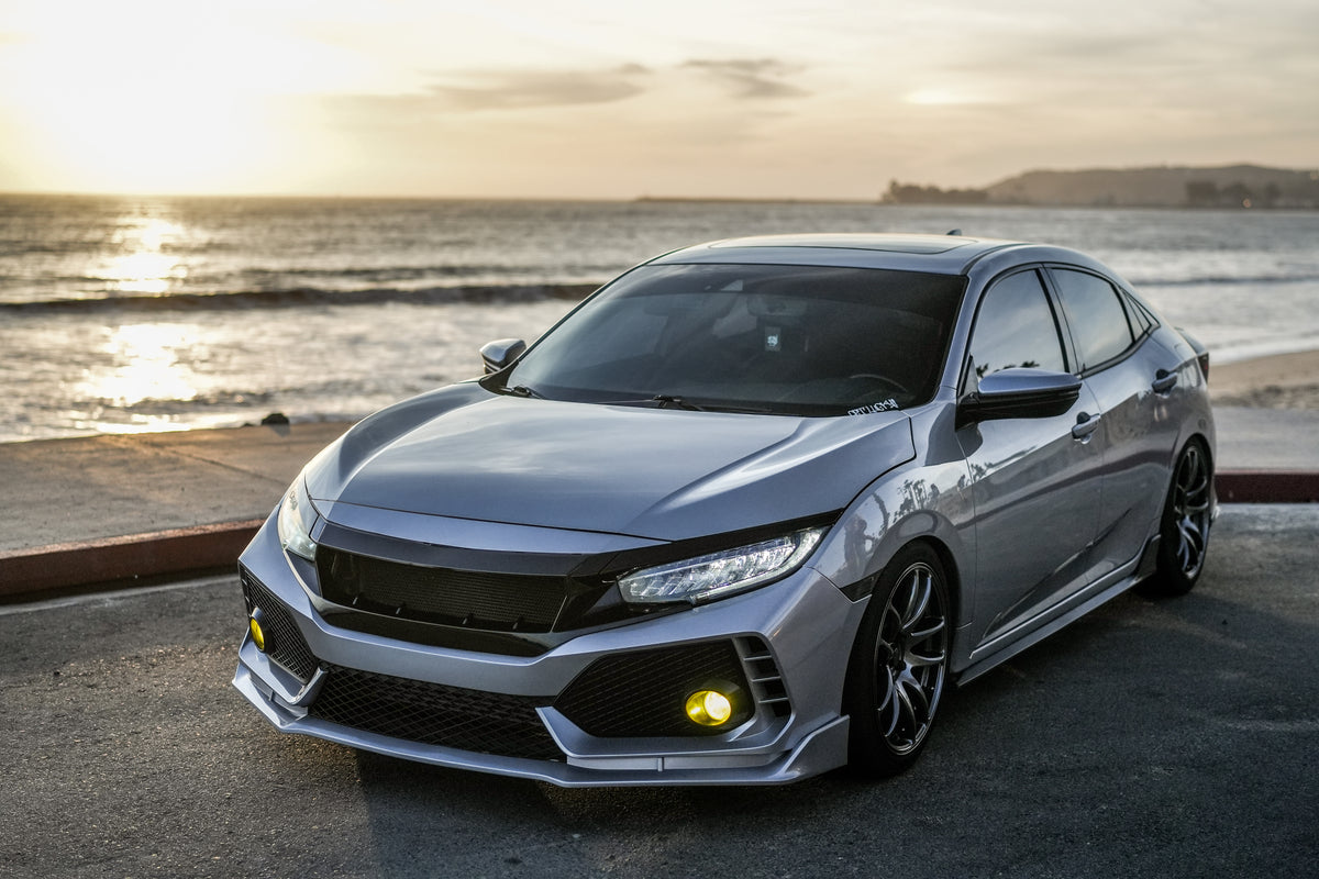 Honda Civic 10th Gen on Vors TR4 Hyper Black 18x8.5 +35 photo 10