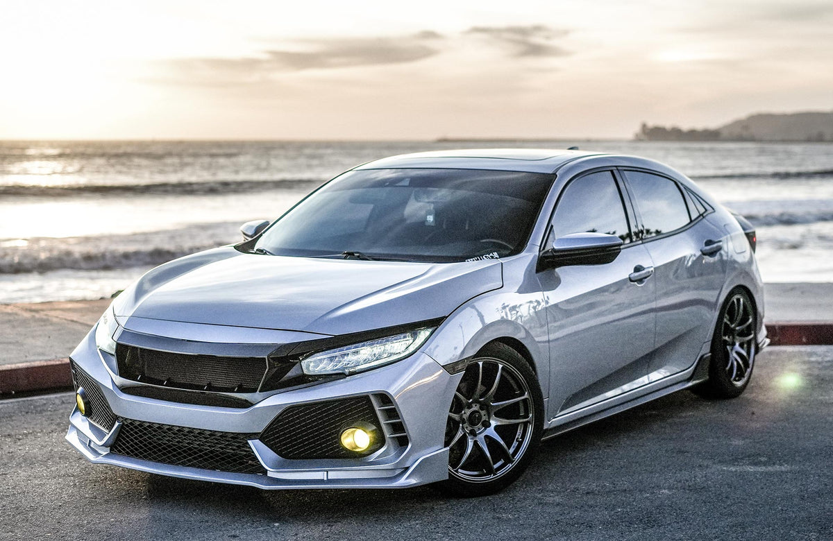 Honda Civic 10th Gen on Vors TR4 Hyper Black 18x8.5 +35 photo 11