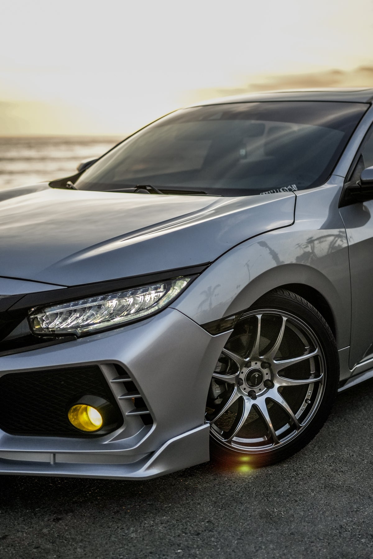 Honda Civic 10th Gen on Vors TR4 Hyper Black 18x8.5 +35 photo 14
