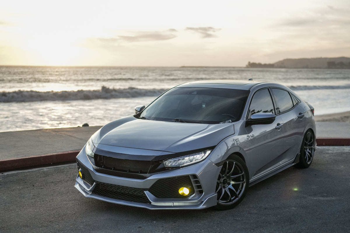 Honda Civic 10th Gen on Vors TR4 Hyper Black 18x8.5 +35 photo 13