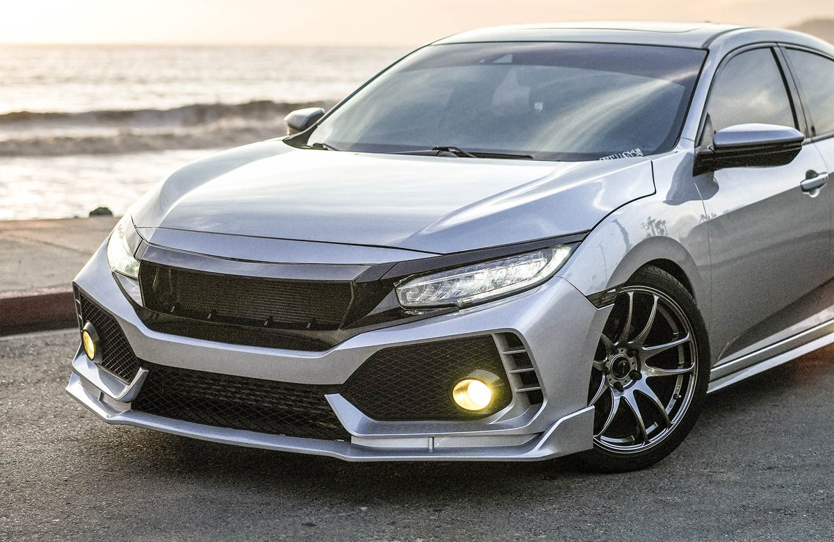 Honda Civic 10th Gen on Vors TR4 Hyper Black 18x8.5 +35 photo 4