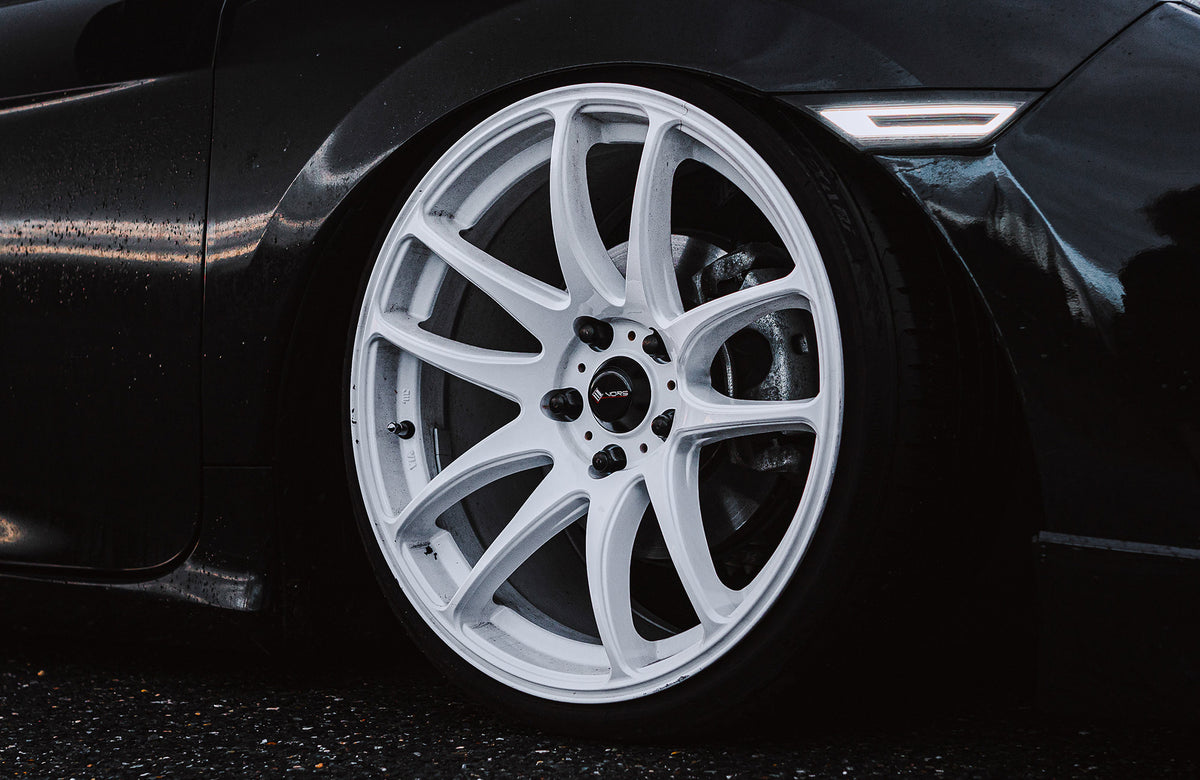 Honda Civic 10th Gen on Vors TR4 White 18x9.5 +35 photo 7