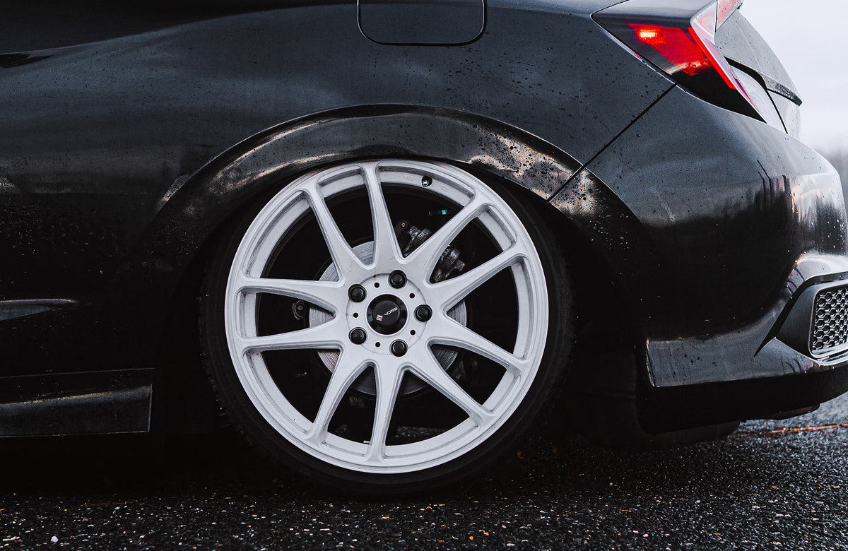 Honda Civic 10th Gen on Vors TR4 White 18x9.5 +35 photo 12
