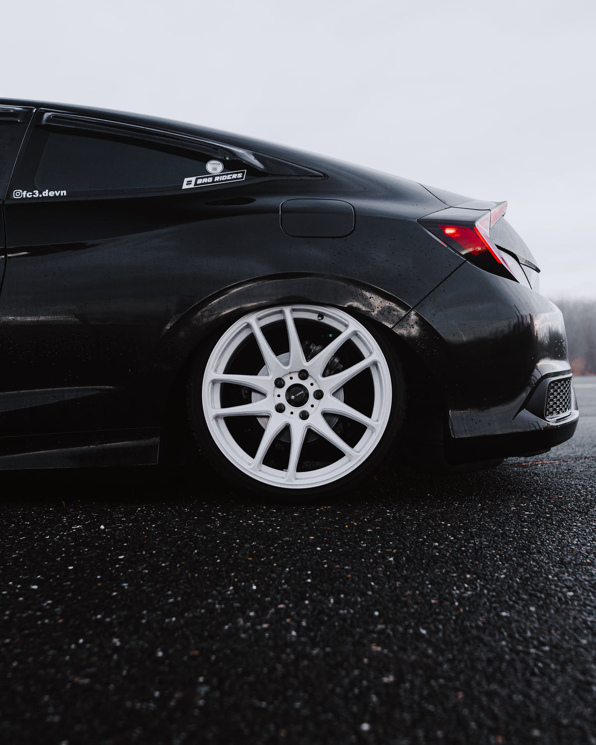 Honda Civic 10th Gen on Vors TR4 White 18x9.5 +35 photo 26