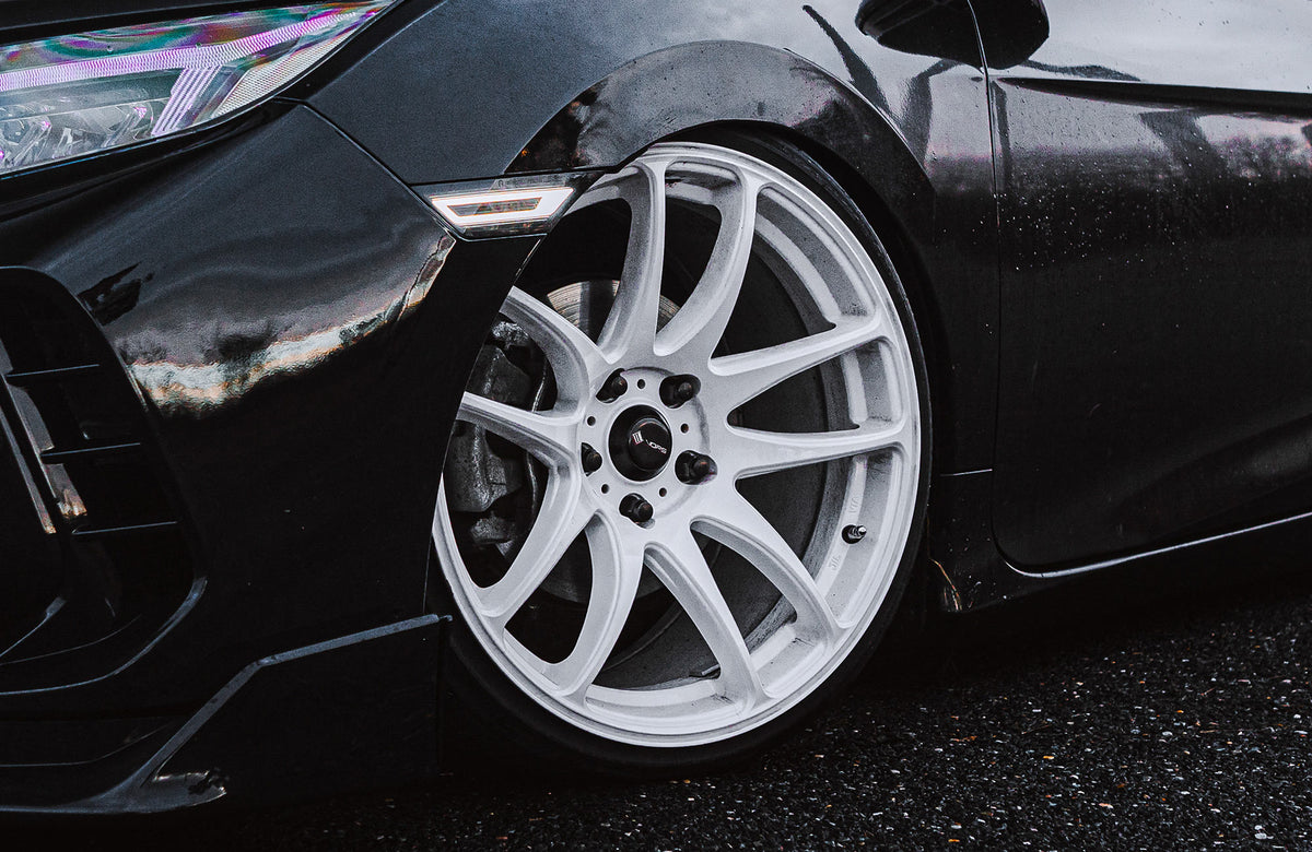 Honda Civic 10th Gen on Vors TR4 White 18x9.5 +35 photo 14