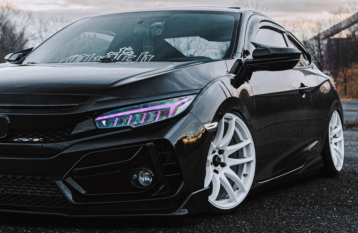 Honda Civic 10th Gen on Vors TR4 White 18x9.5 +35 photo 15