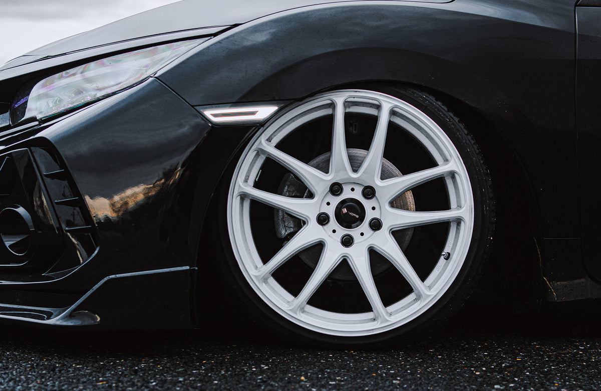 Honda Civic 10th Gen on Vors TR4 White 18x9.5 +35 photo 16