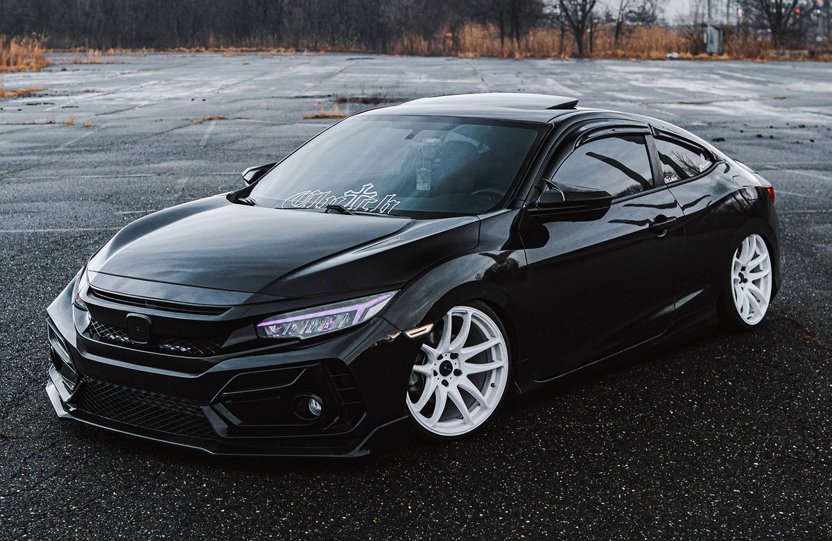 Honda Civic 10th Gen on Vors TR4 White 18x9.5 +35 photo 1