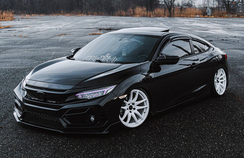 Honda Civic 10th Gen on Vors TR4 White 18x9.5 +35 photo 1
