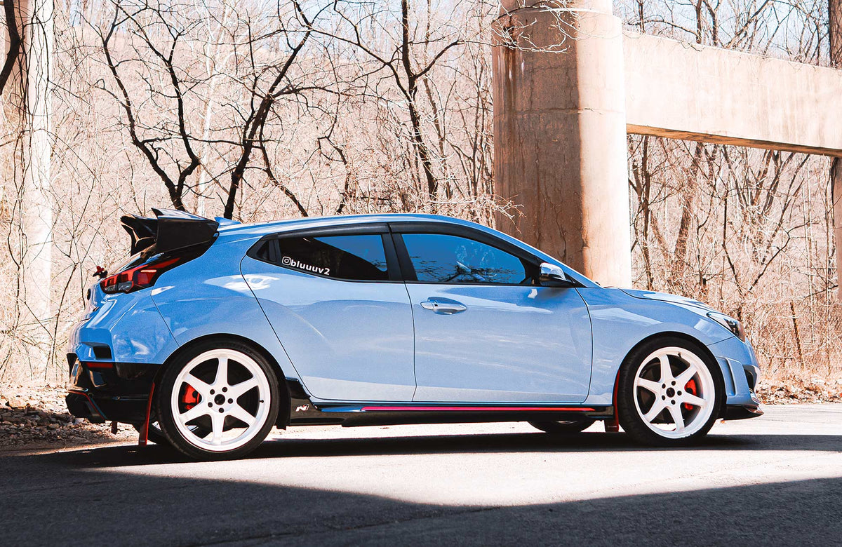 Hyundai Veloster on Vors TR37 White 19x8.5 photo 14