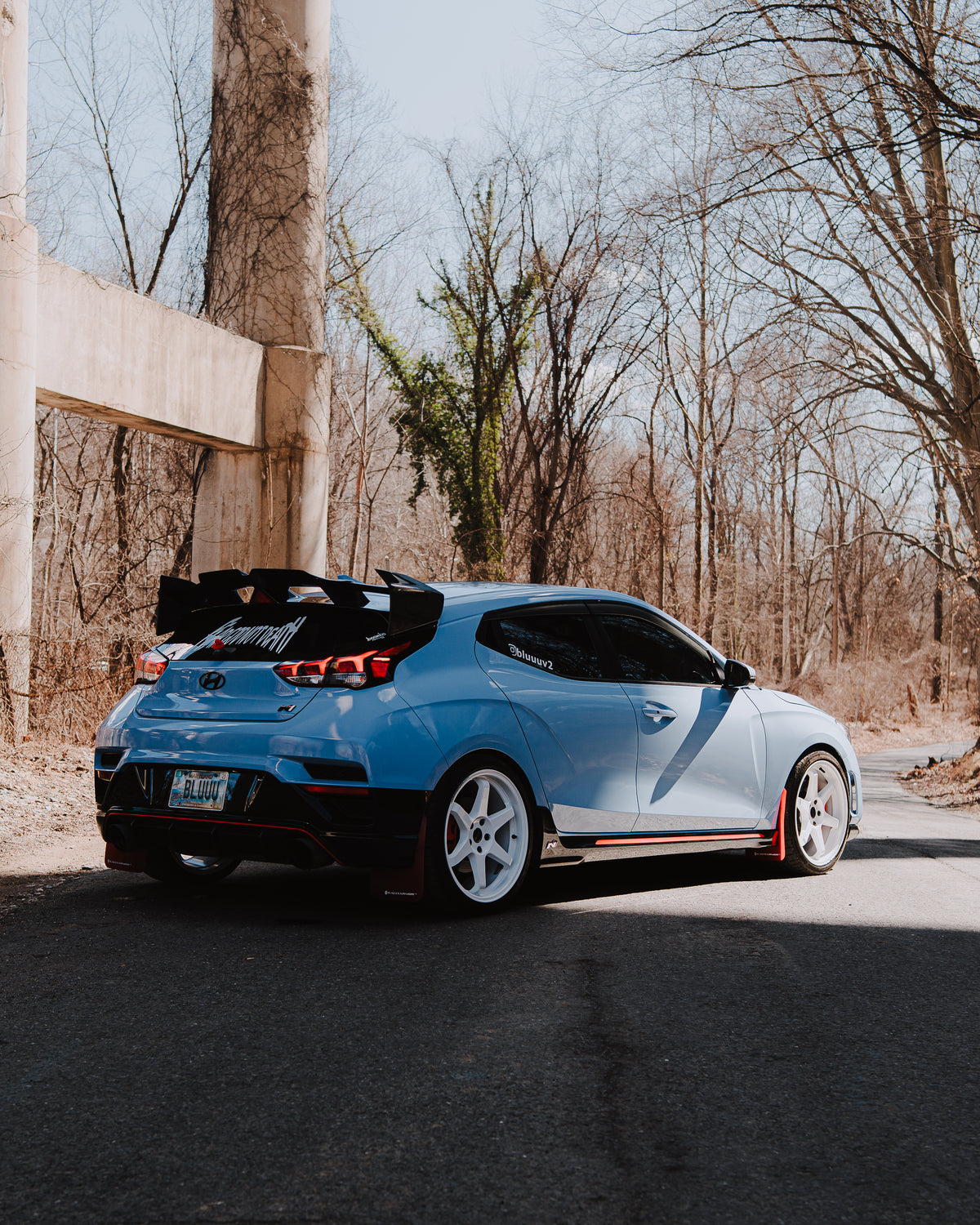Hyundai Veloster on Vors TR37 White 19x8.5 photo 3