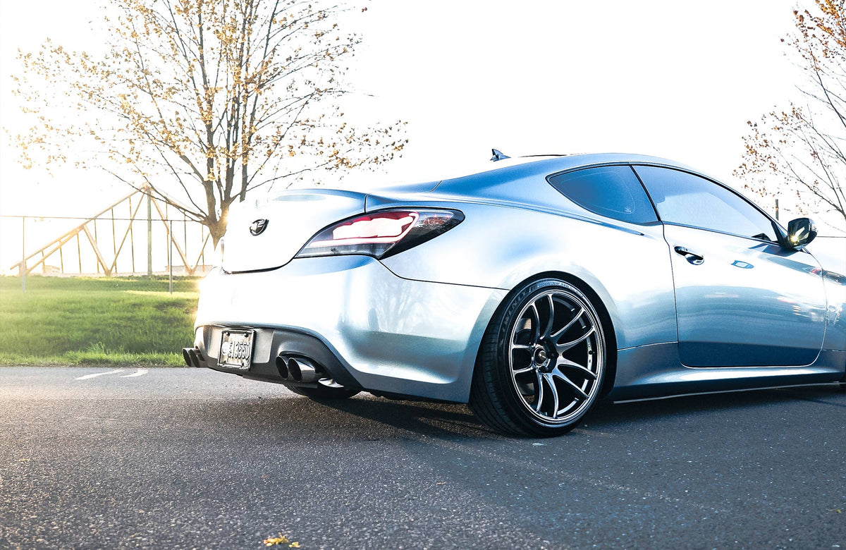 Hyundai Genesis Coupe on Vors TR4 Hyper Black 19x9.5 +35 photo 4