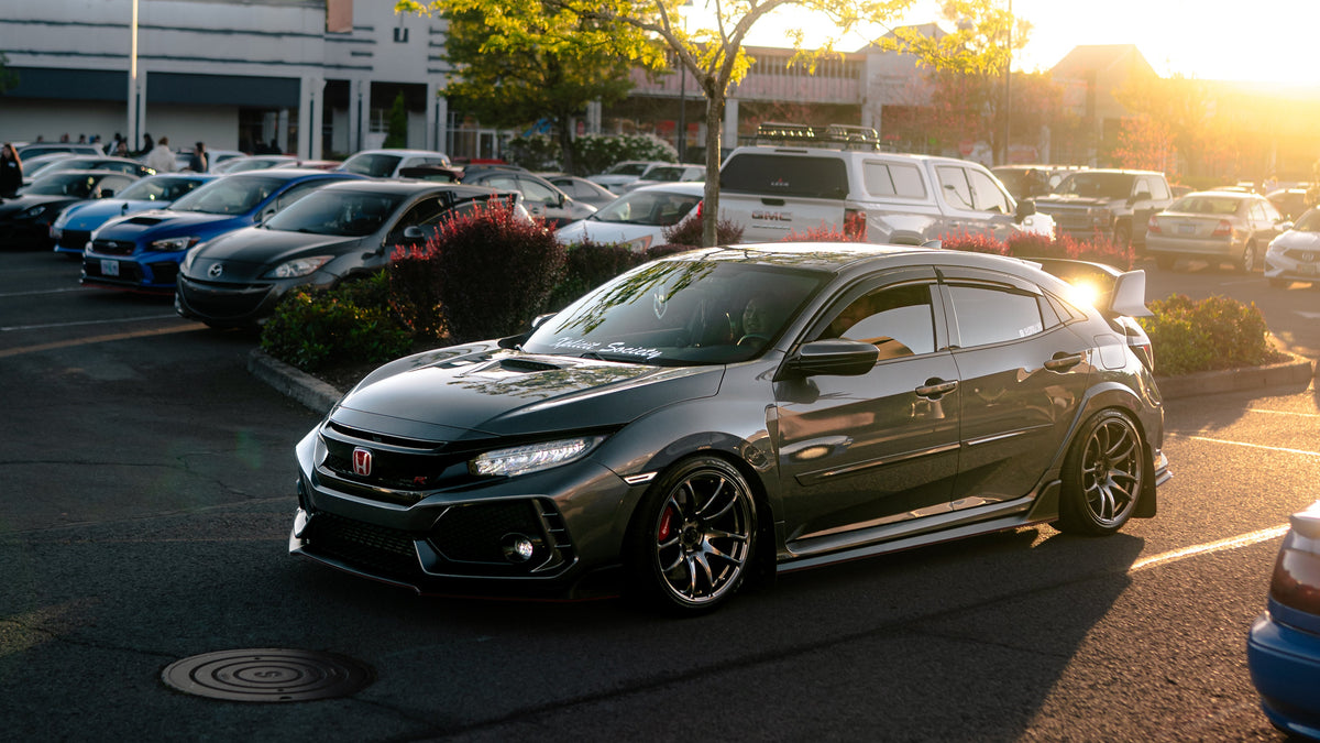 Honda Civic Type R on Vors TR4 Hyper Black 18x9.5 photo 2