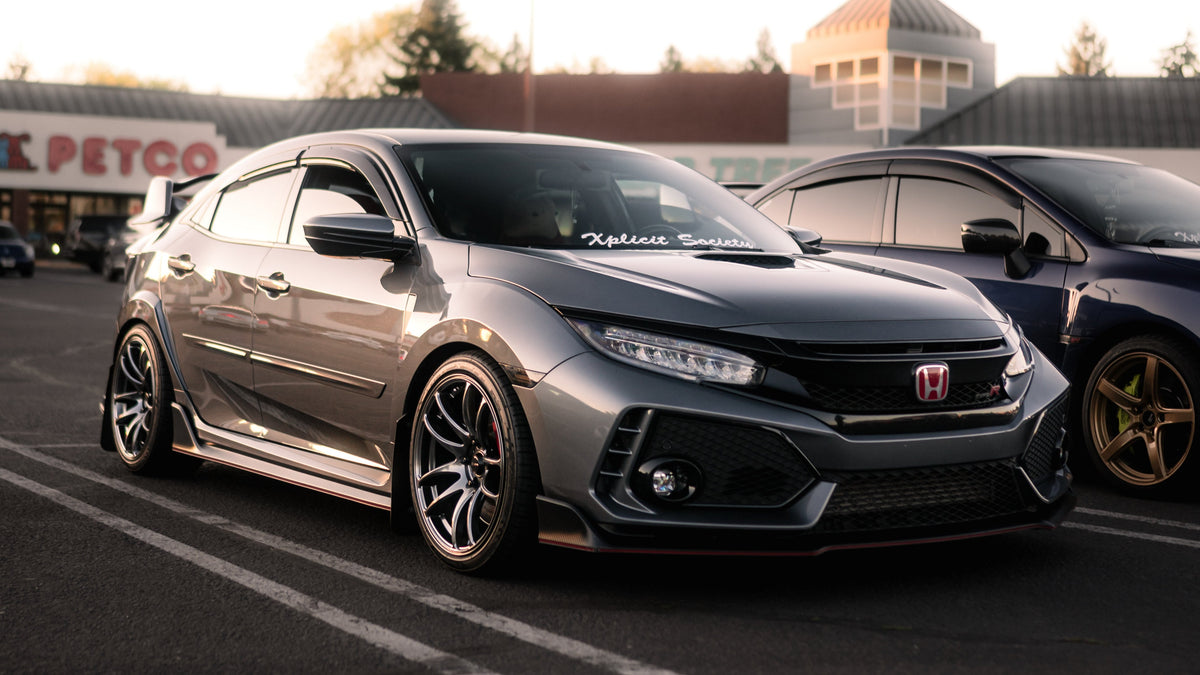 Honda Civic Type R on Vors TR4 Hyper Black 18x9.5 photo 1