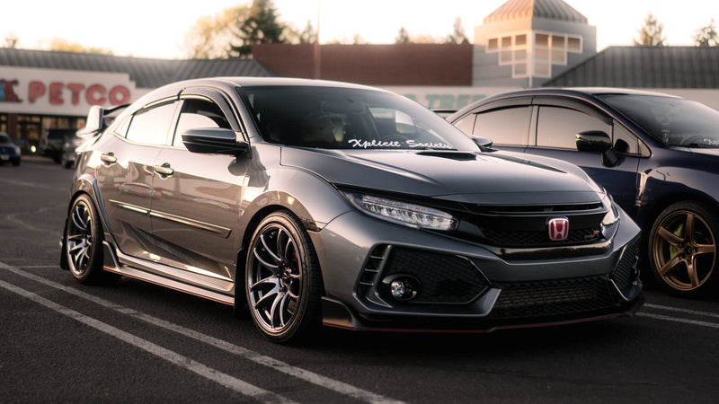 Honda Civic Type R on Vors TR4 Hyper Black 18x9.5 photo 1