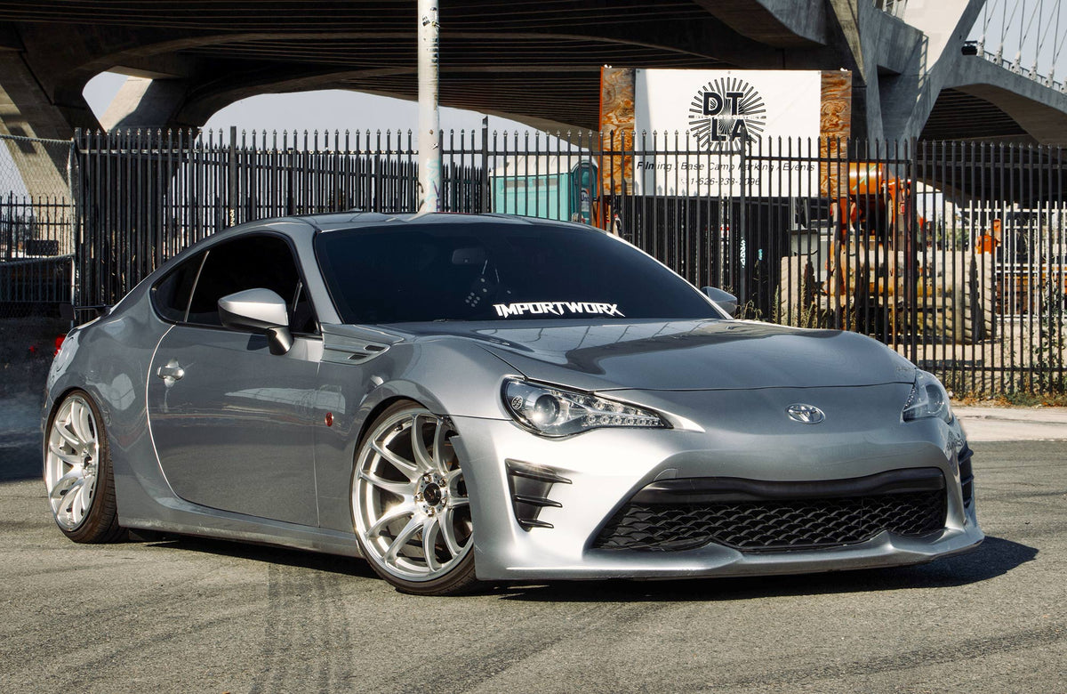 Toyota GT86 on Vors TR4 Silver Machined 18x9.5 +35 photo 3