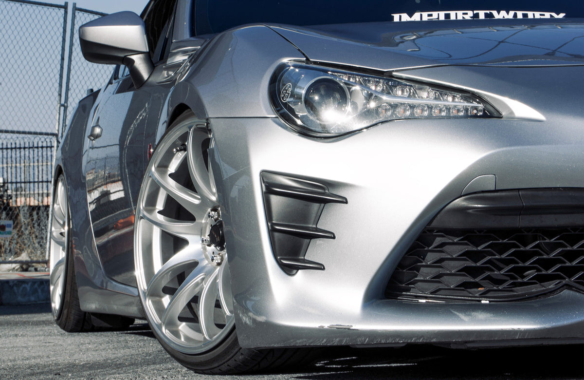 Toyota GT86 on Vors TR4 Silver Machined 18x9.5 +35 photo 6