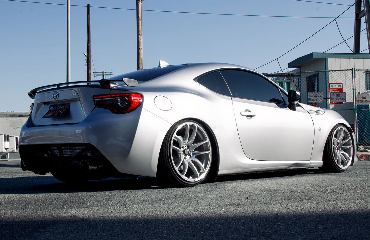Toyota GT86 on Vors TR4 Silver Machined 18x9.5 +35 photo 7
