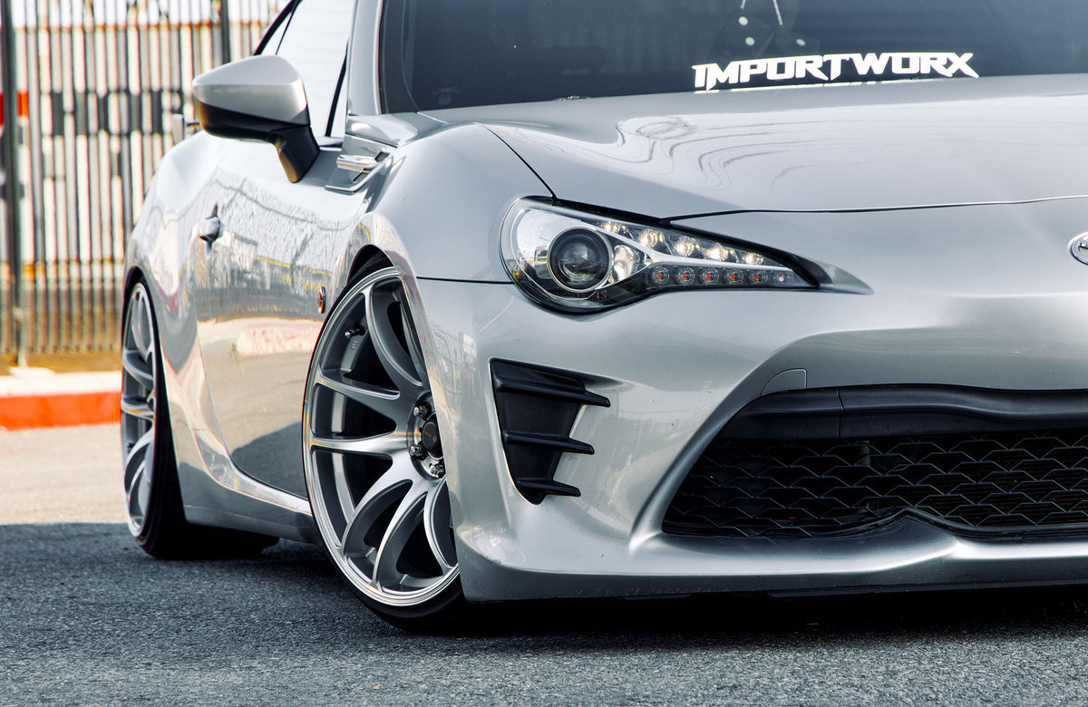 Toyota GT86 on Vors TR4 Silver Machined 18x9.5 +35 photo 9