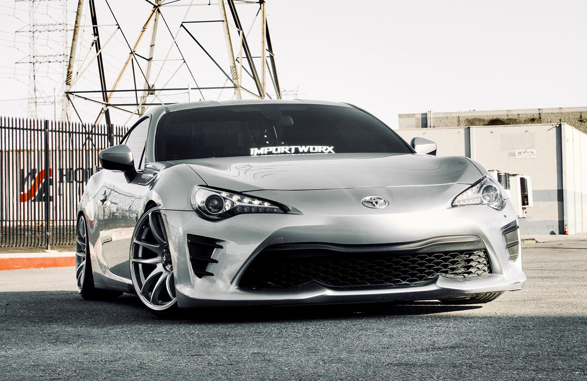 Toyota GT86 on Vors TR4 Silver Machined 18x9.5 +35 photo 10
