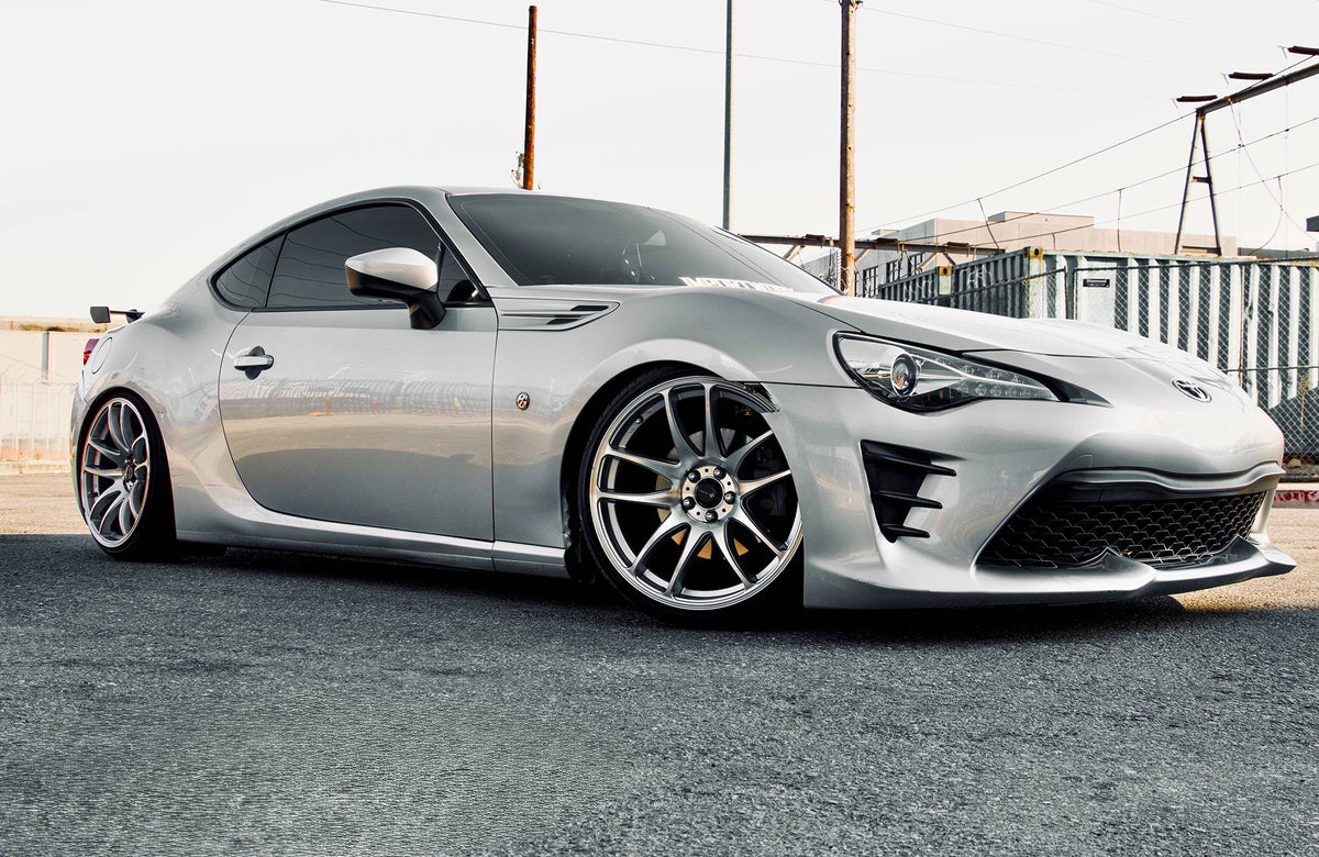 Toyota GT86 on Vors TR4 Silver Machined 18x9.5 +35 photo 11
