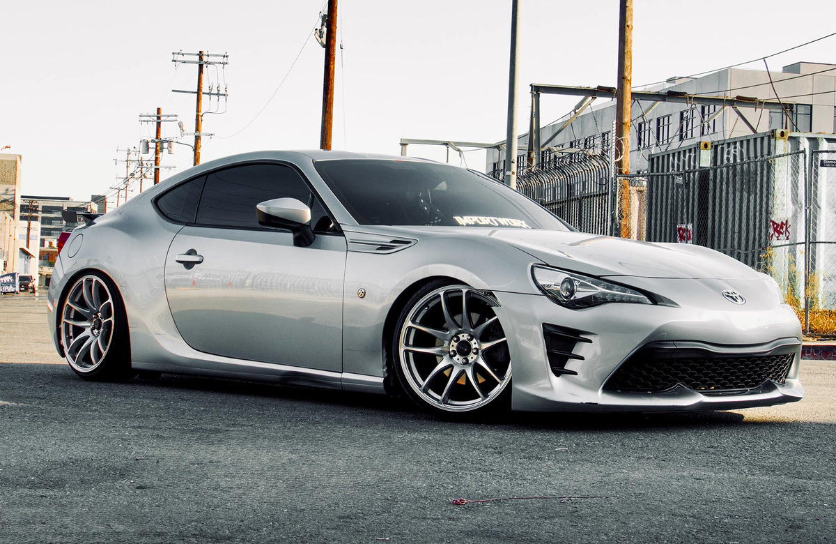 Toyota GT86 on Vors TR4 Silver Machined 18x9.5 +35 photo 12
