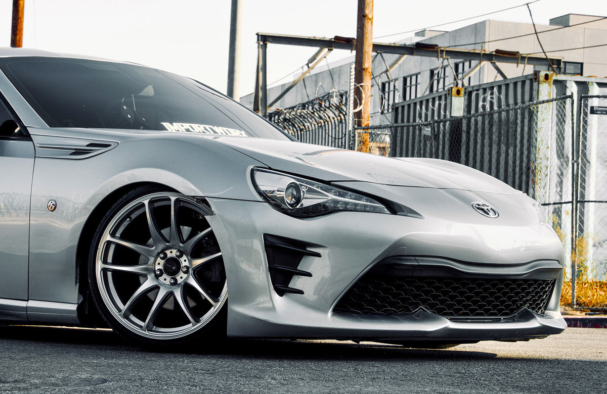 Toyota GT86 on Vors TR4 Silver Machined 18x9.5 +35 photo 13