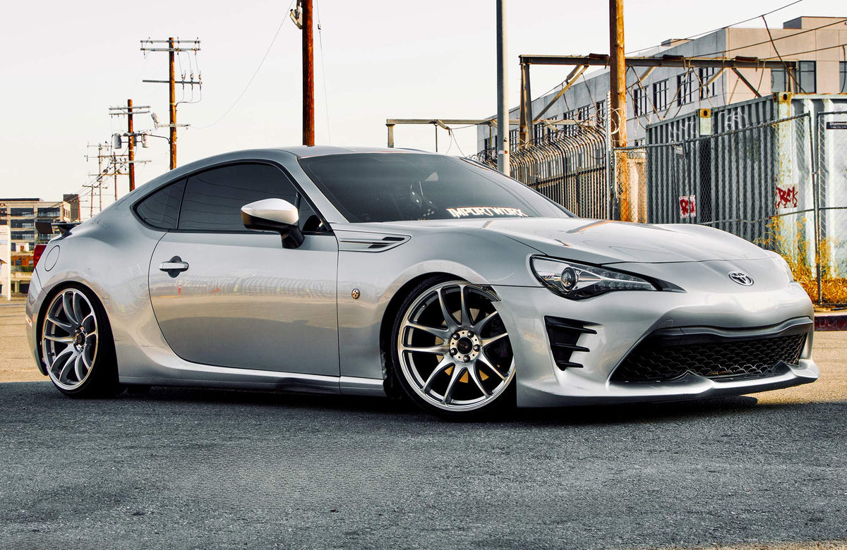 Toyota GT86 on Vors TR4 Silver Machined 18x9.5 +35 photo 15