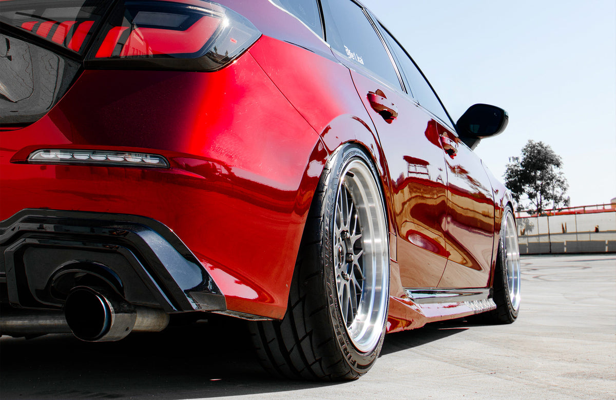 Honda Civic on Vors VR8 Hyper Black 18x9 +35 photo 13
