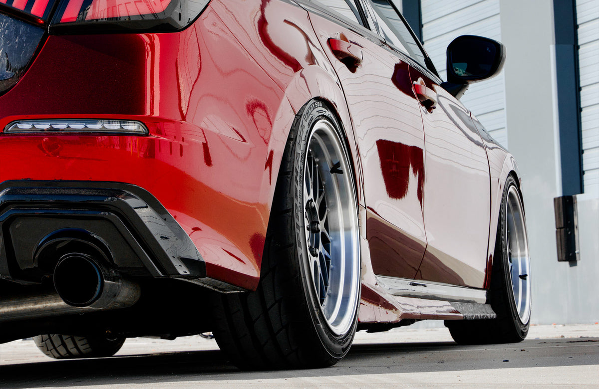 Honda Civic on Vors VR8 Hyper Black 18x9 +35 photo 5