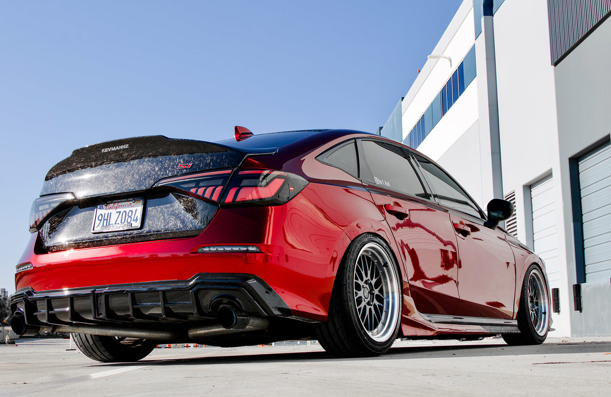 Honda Civic on Vors VR8 Hyper Black 18x9 +35 photo 6