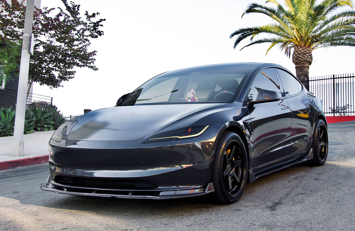 Tesla Model 3 on Vors TR37 Black 18x9.5 +35 photo 3