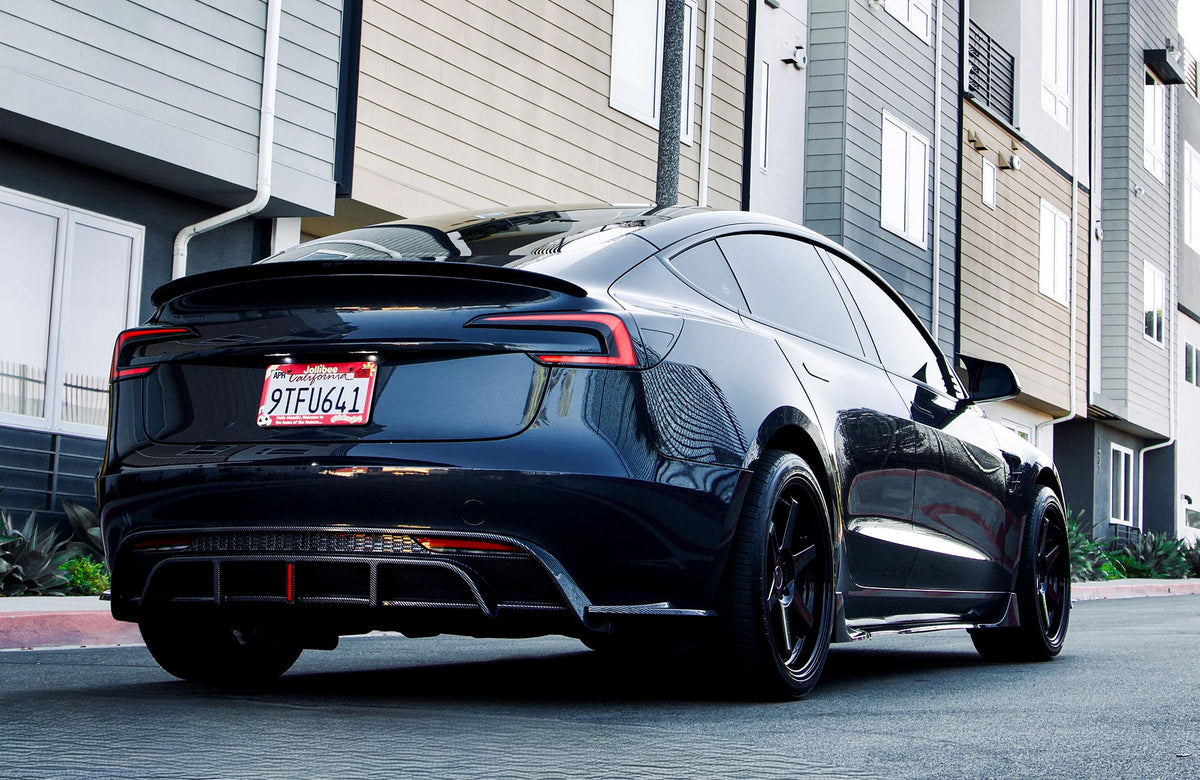 Tesla Model 3 on Vors TR37 Black 18x9.5 +35 photo 4
