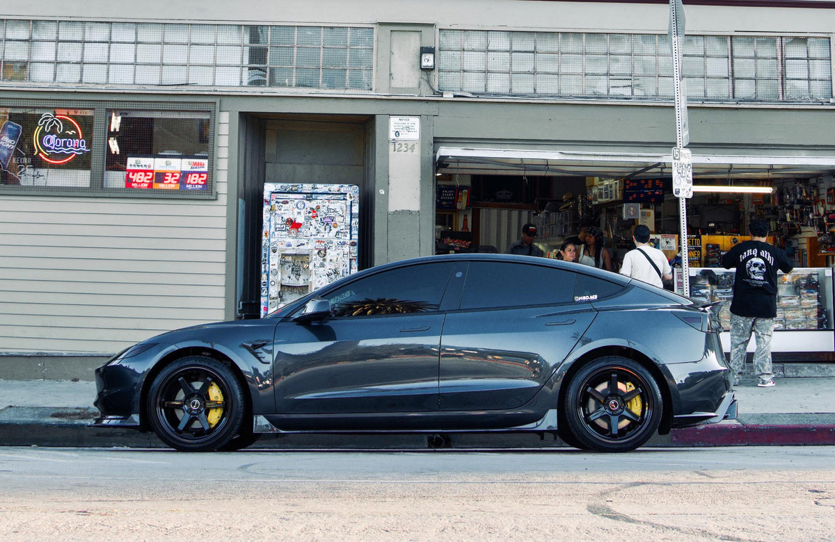 Tesla Model 3 on Vors TR37 Black 18x9.5 +35 photo 8