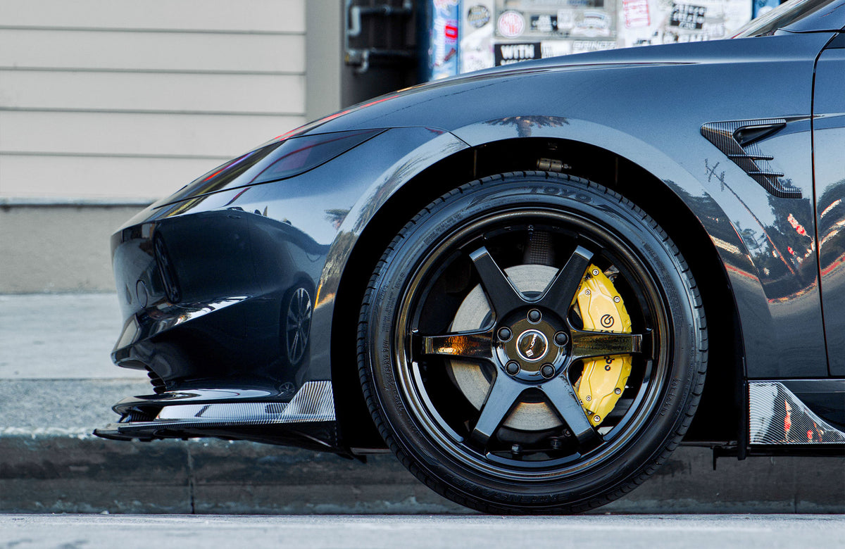 Tesla Model 3 on Vors TR37 Black 18x9.5 +35 photo 9