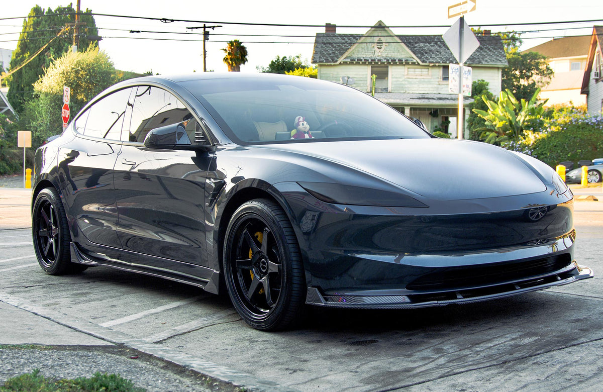 Tesla Model 3 on Vors TR37 Black 18x9.5 +35 photo 10