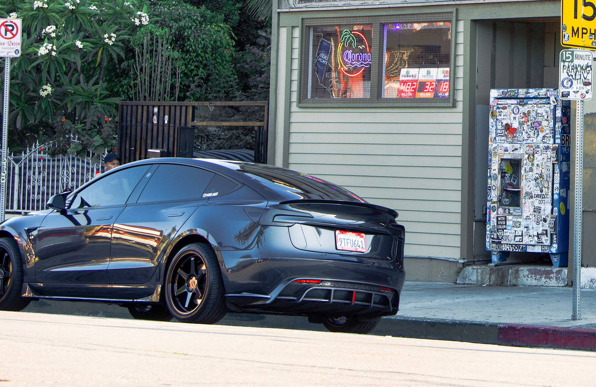 Tesla Model 3 on Vors TR37 Black 18x9.5 +35 photo 12