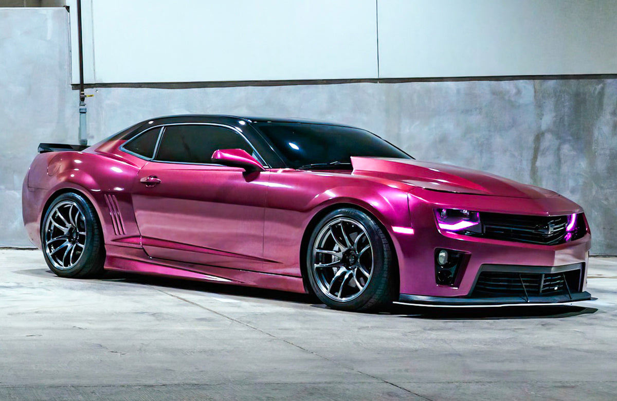 Chevrolet Camaro ZL1 on Vors TR4 Hyper Black 19x10 photo 43
