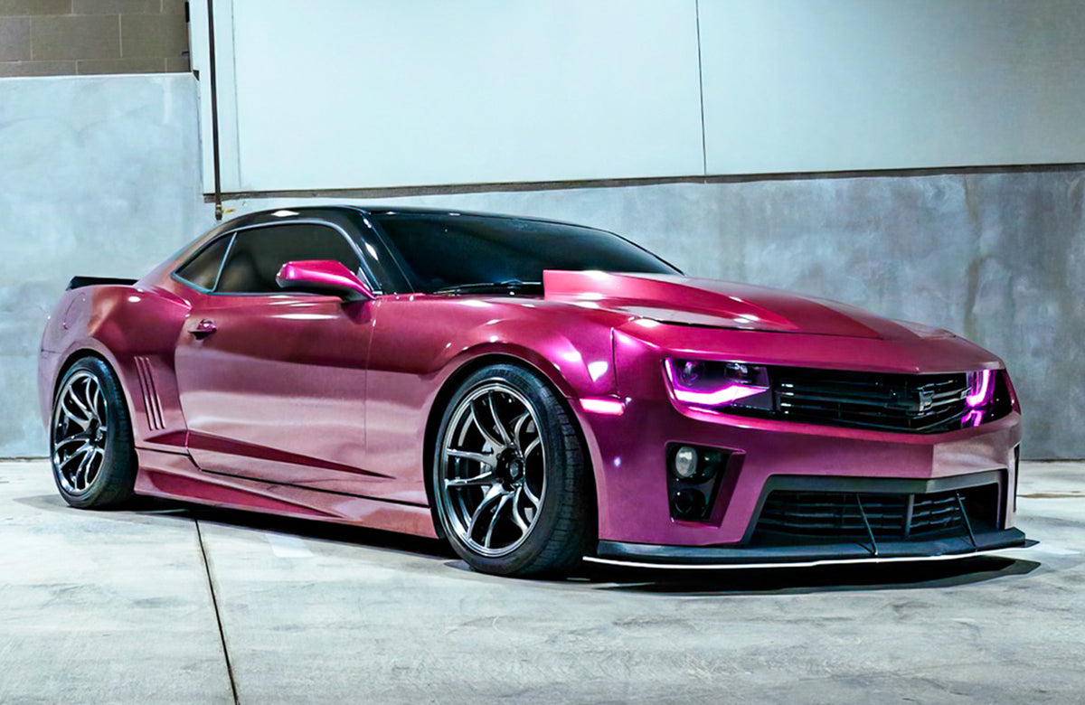Chevrolet Camaro ZL1 on Vors TR4 Hyper Black 19x10 photo 44