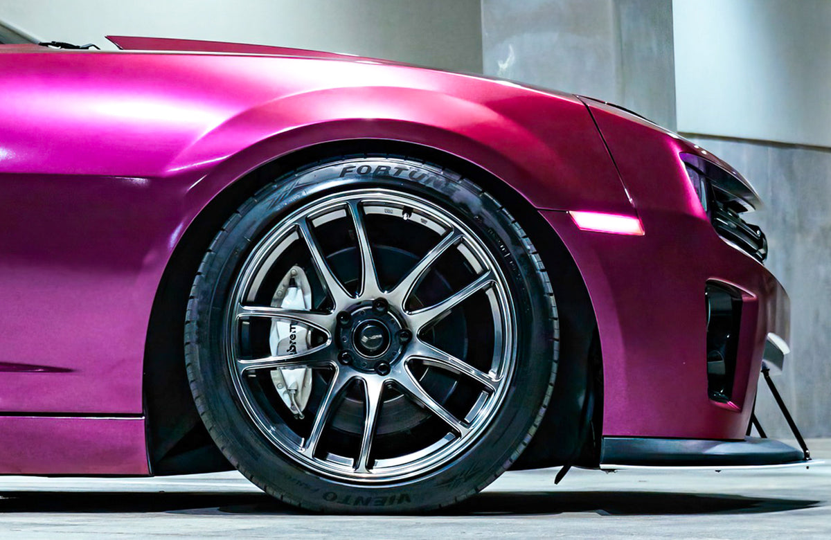 Chevrolet Camaro ZL1 on Vors TR4 Hyper Black 19x10 photo 46