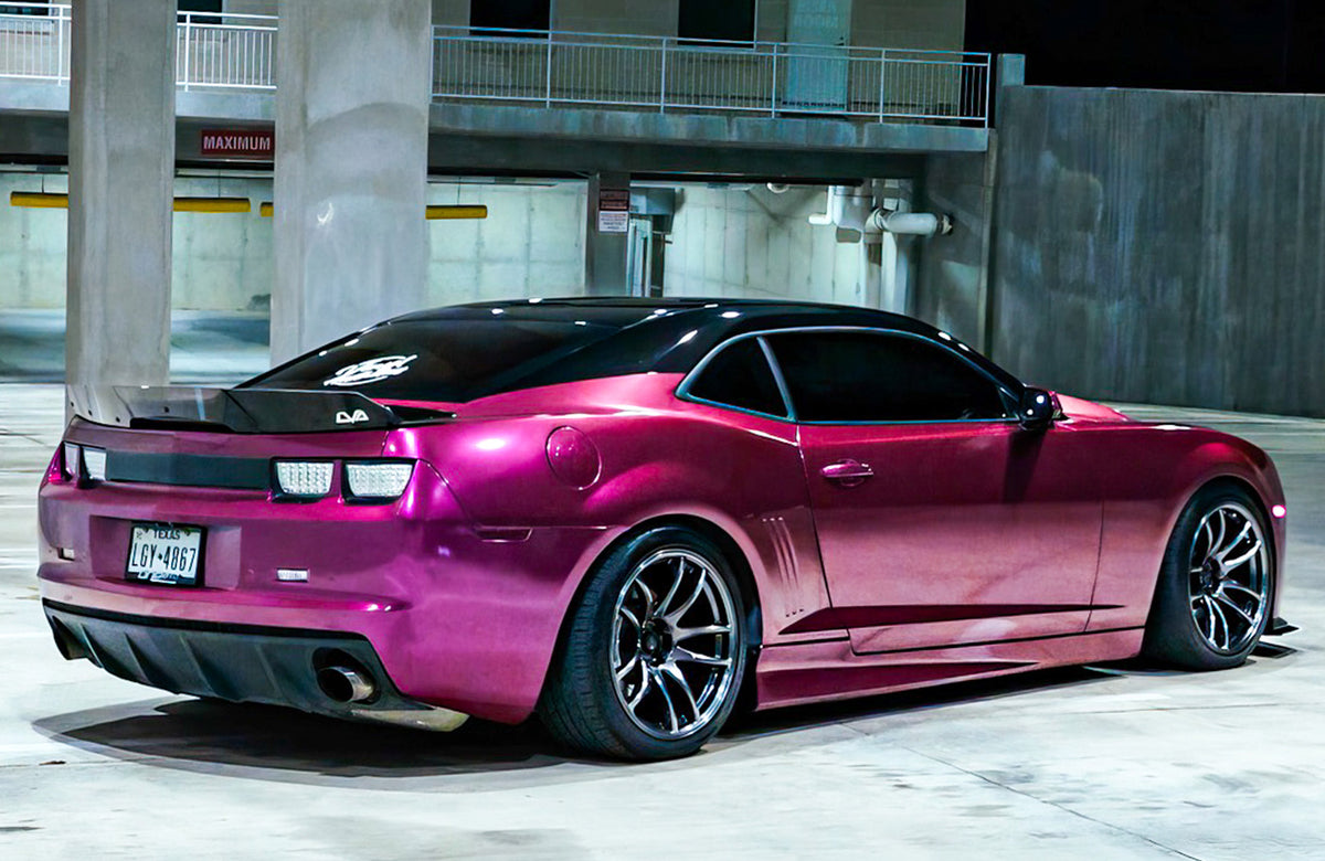 Chevrolet Camaro ZL1 on Vors TR4 Hyper Black 19x10 photo 1
