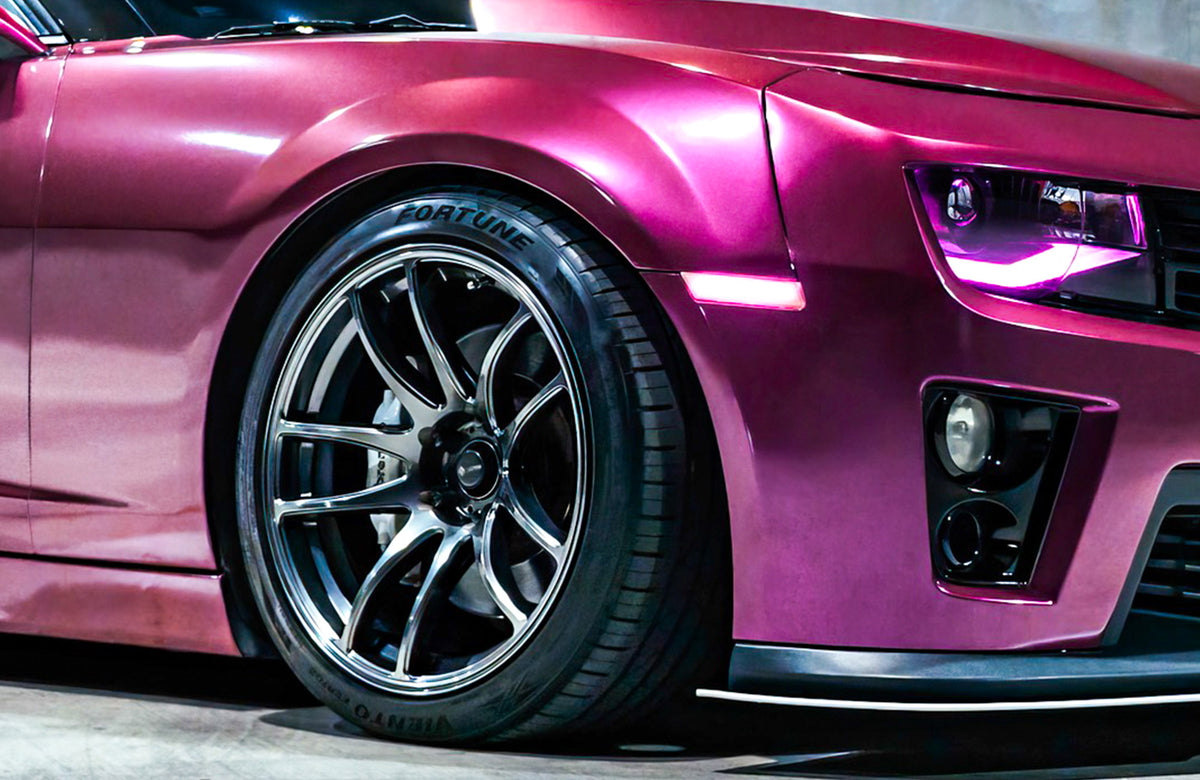 Chevrolet Camaro ZL1 on Vors TR4 Hyper Black 19x10 photo 3